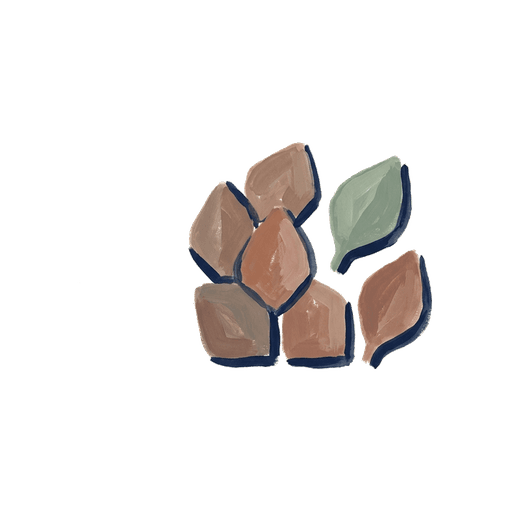 Pictogram of one element being chosen from a small set, representing choosing your actions.