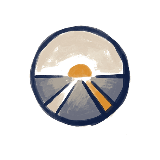 Pictogram representing insight and results emerging from tracked data.