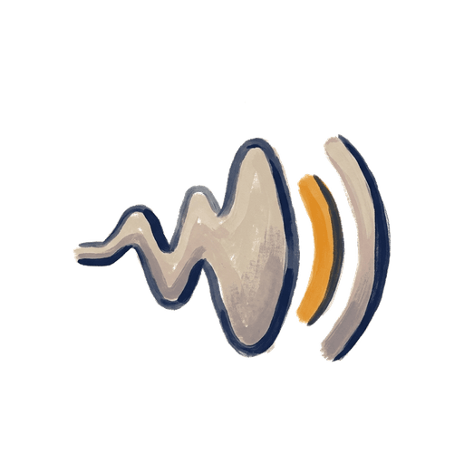 Pictogram of ripples spreading, representing symptoms emerging.