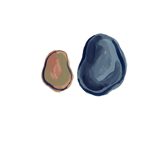 Pictogram of two painted forms of different weight representing 2× disparity.